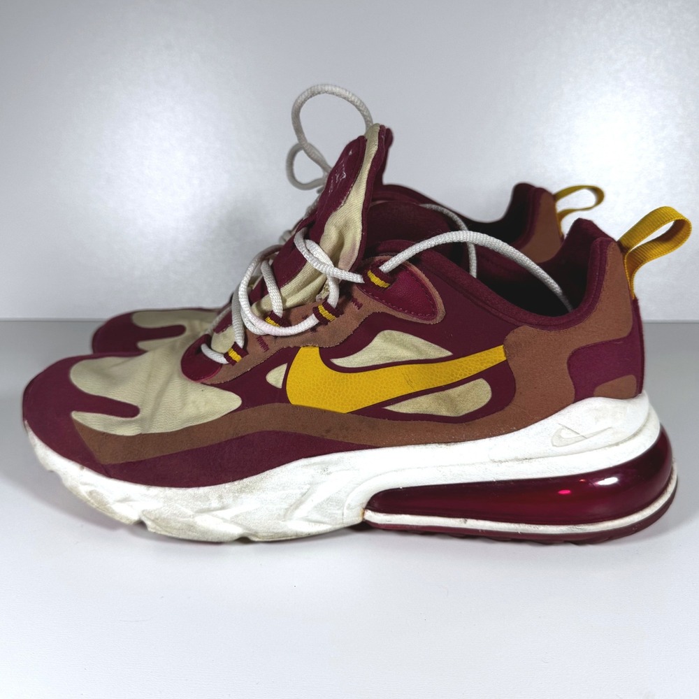 Nike Air Max 270 React Noble Red Men's 8 41 Streetwear Athleisure Gym AO4971-601